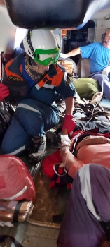 Спасатели эвакуировали туристку из района природного парка «Большой Тхач»