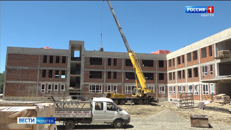 В республиканском центре ведется строительство новой школы